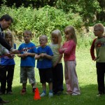 Beavers enjoy the archery