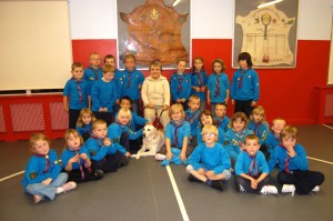 Guide Dog Glennie Visits The Beavers