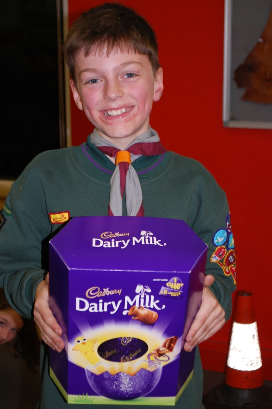 Easter Egg Chocolate Roll
