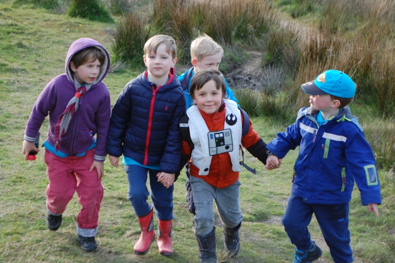 Beavers Hike to the Singing Ringing Tree