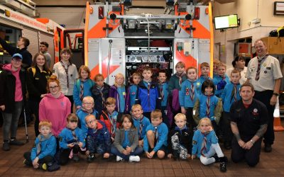 Grey Colony Fire Station Visit