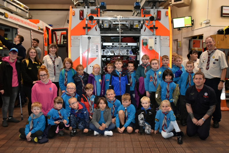 Grey Colony Fire Station Visit