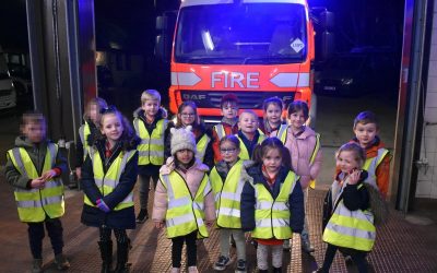 Squirrels Fire Station Visit 2023