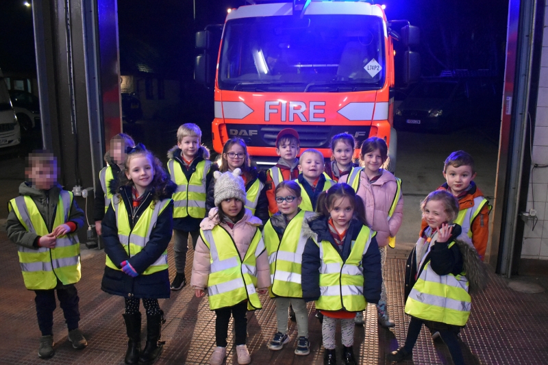 Squirrels Fire Station Visit 2023