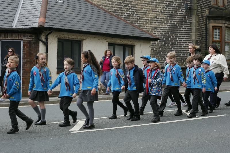 St Day Parade 2023 38th Rossendale (Open) Scout Group