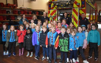 Purple Colony Fire Station Visit 2024