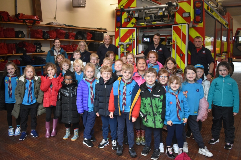 Purple Colony Fire Station Visit 2024