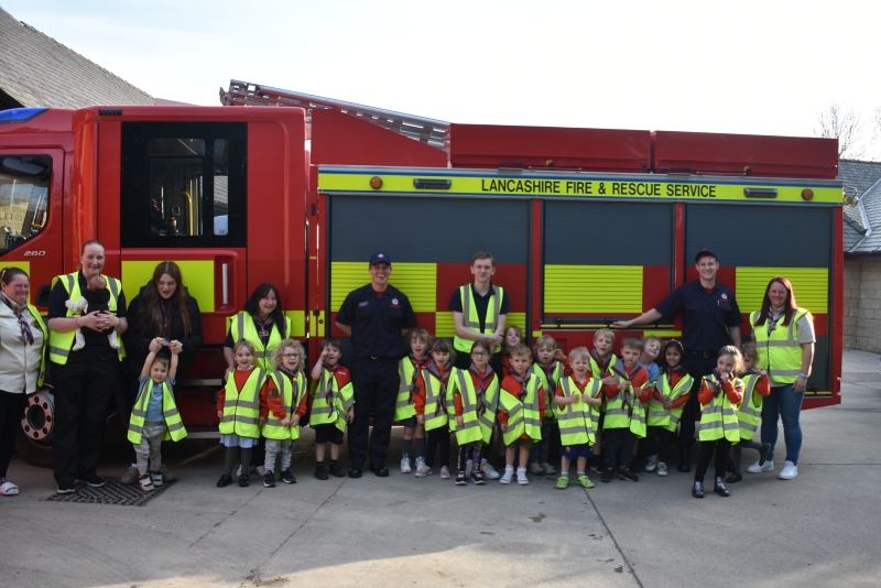 Squirrels Fire Station Visit 2024